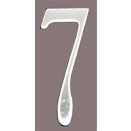 MAILBOX ACCESSORIES Mailbox Accessories SS2-Number 7 Stnls Steel Address Numbers Size - 2  Number - 7-Stainless Steel SS2-Number 7